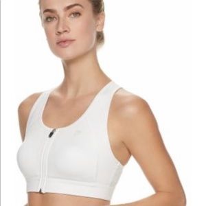 FILA SPORT zip front bra Large